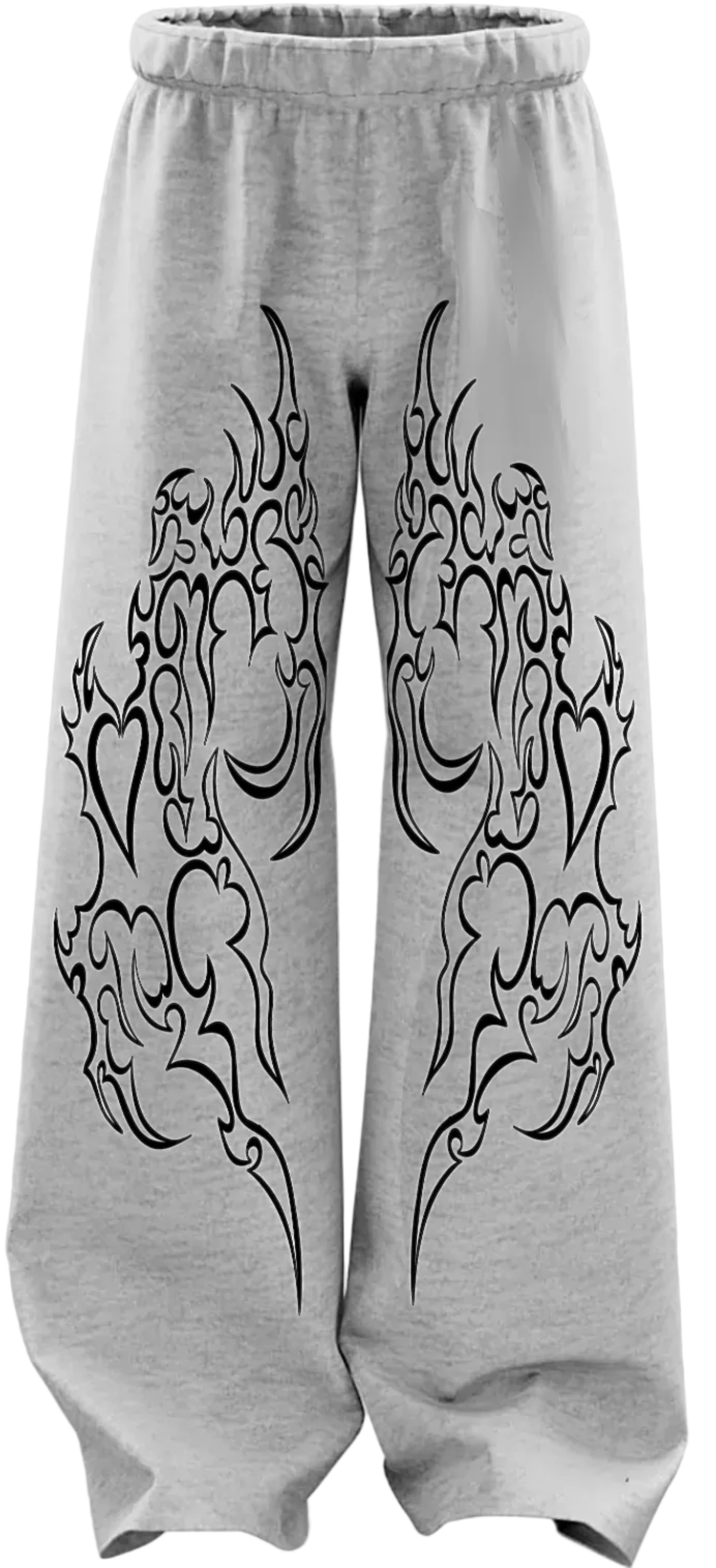 Shein White Sweatpants Shein Activewear Ankle Length Graphic