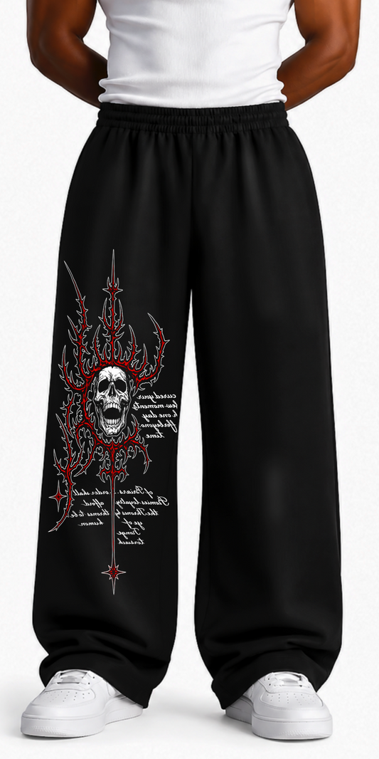 SKULLRAGE UNISEX  BAGGY PANTS