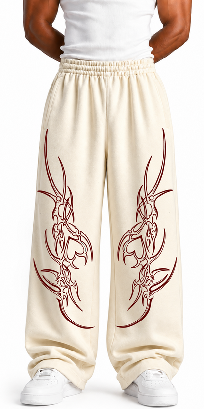 SCAR UNISEX BAGGY PANTS