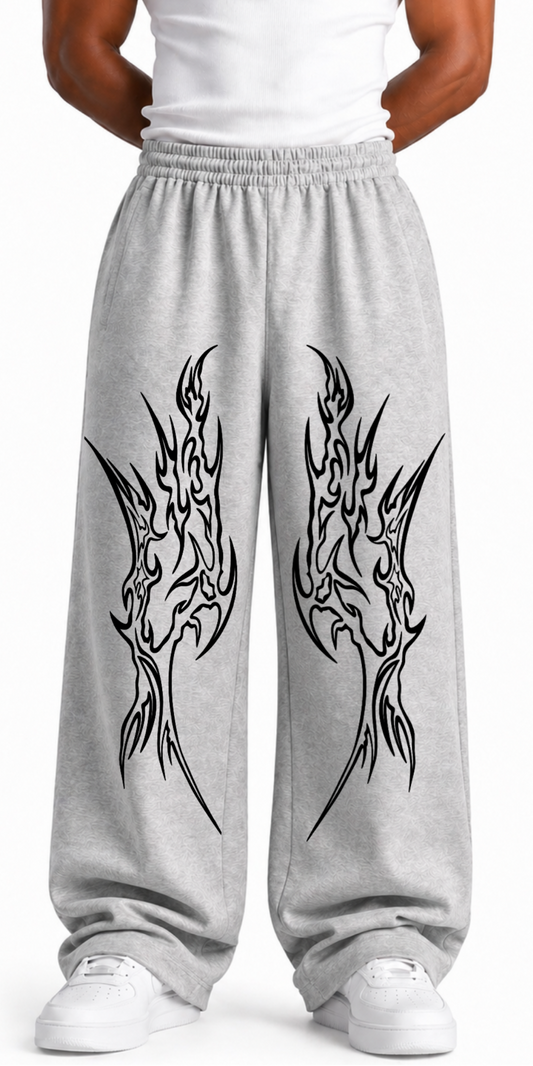 Unisex Straight Fit Baggy Pants