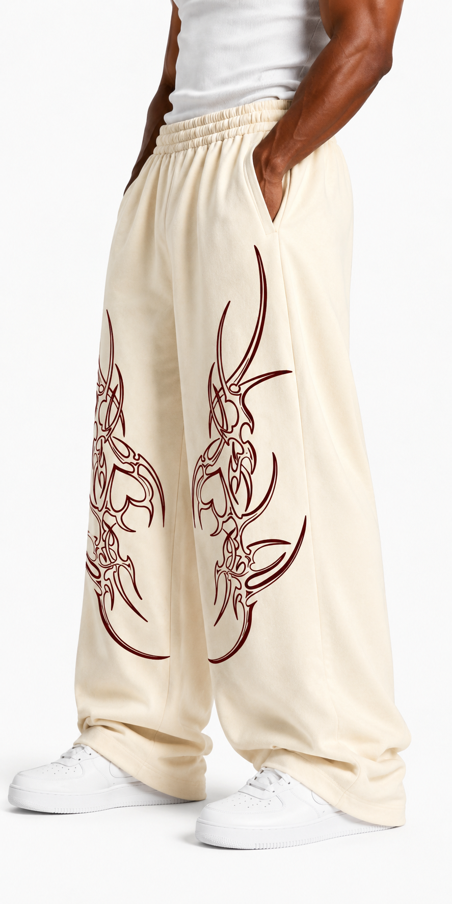 SCAR UNISEX BAGGY PANTS